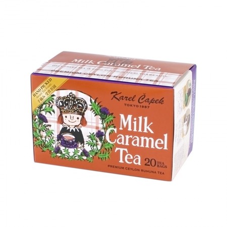 Karel Capek 山田詩子 熱泡 Ｍilk Caramel Tea 焦糖奶茶紅茶