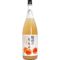 魅惑のもも 純米酒仕込み 水蜜桃酒 1.8L